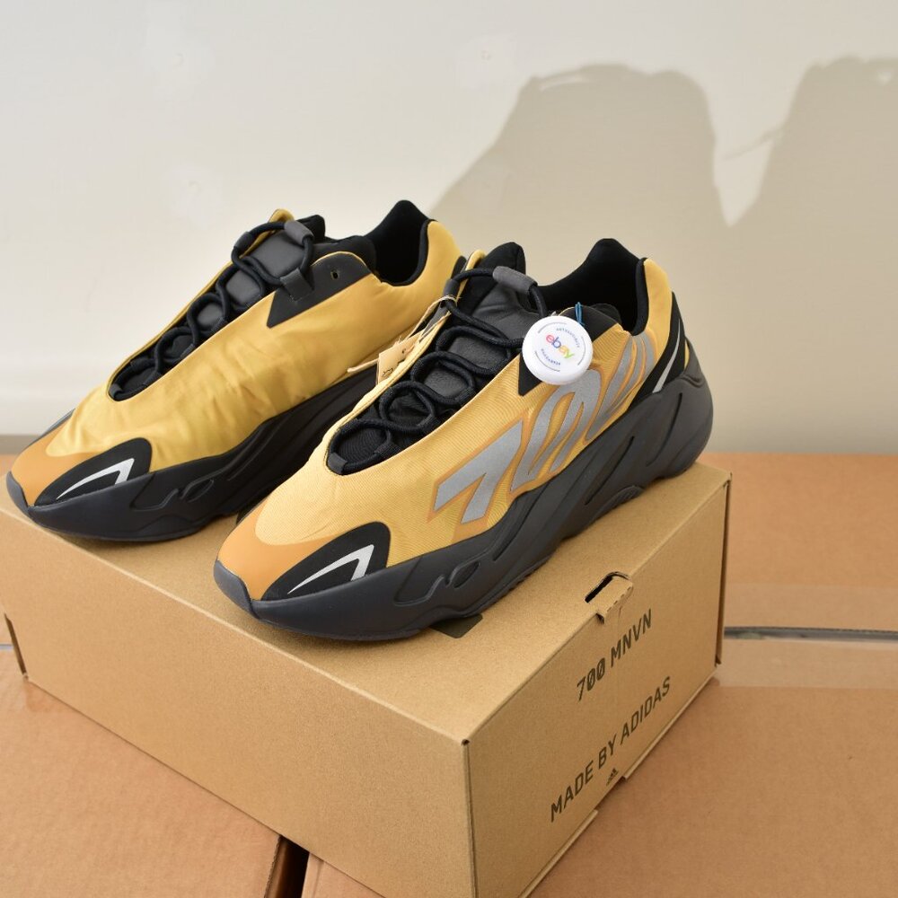 NWT + Ebay Authenticated Yeezy 700 MNVN Honey Flux size 12 - Picture 3 of 3